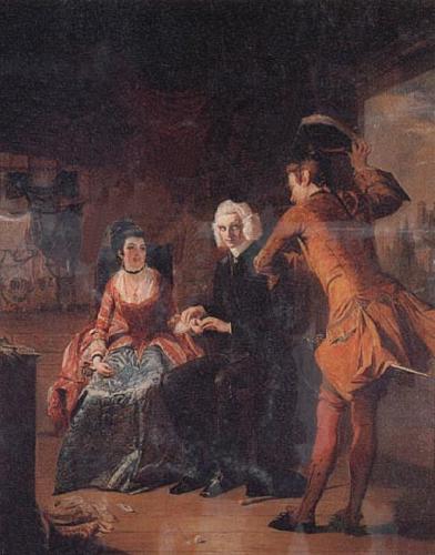 William Powell  Frith A Scene from Sterne's A Sentimental Journey China oil painting art